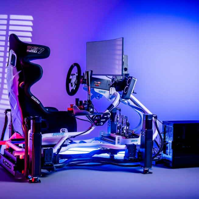 Stelaż Ireco Motorsport Różowy - obrazek 3